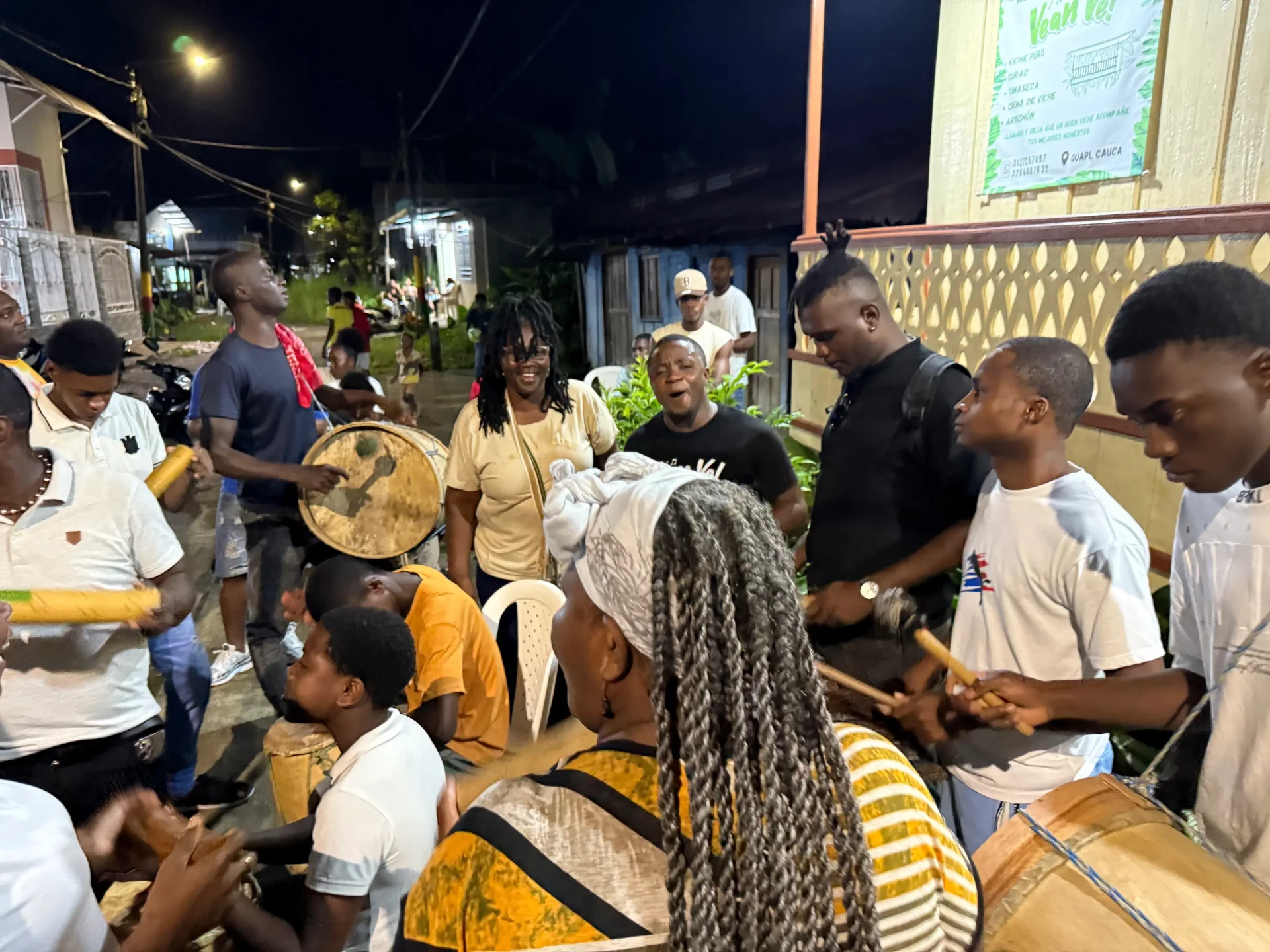 Juntanza musical nocturna en Guapi