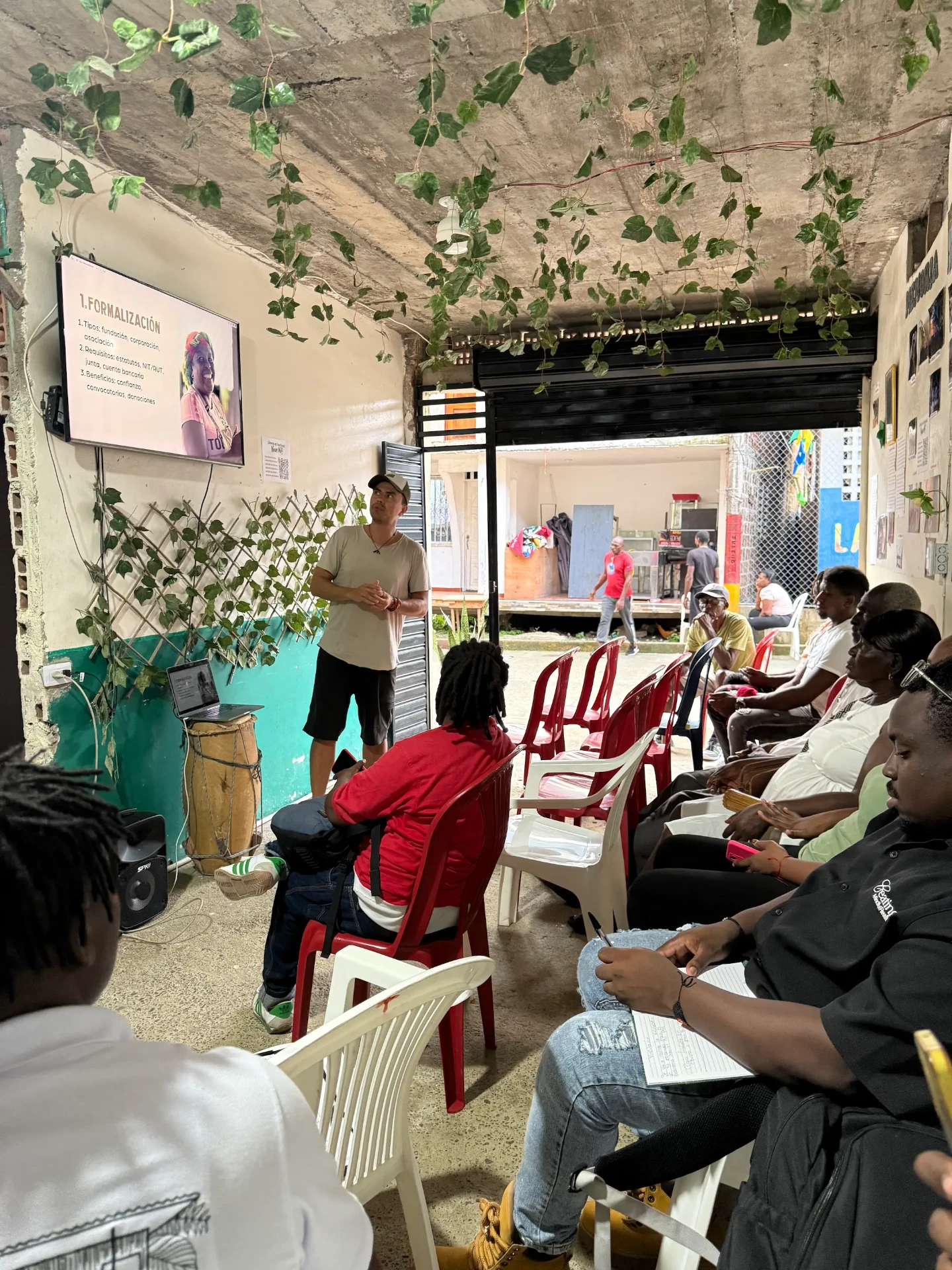 Taller de fortalecimiento de capacidades en Timbiquí